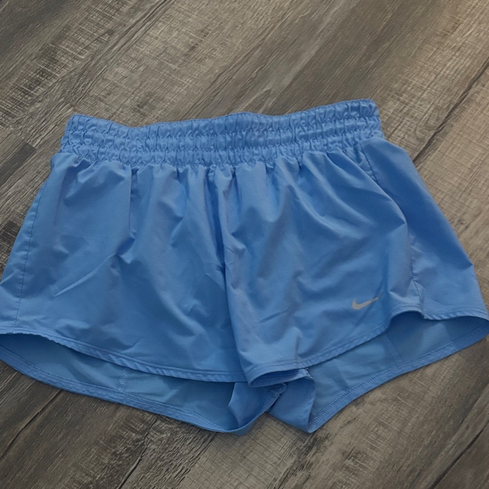 Nike Women's Light Blue Athletic Shorts